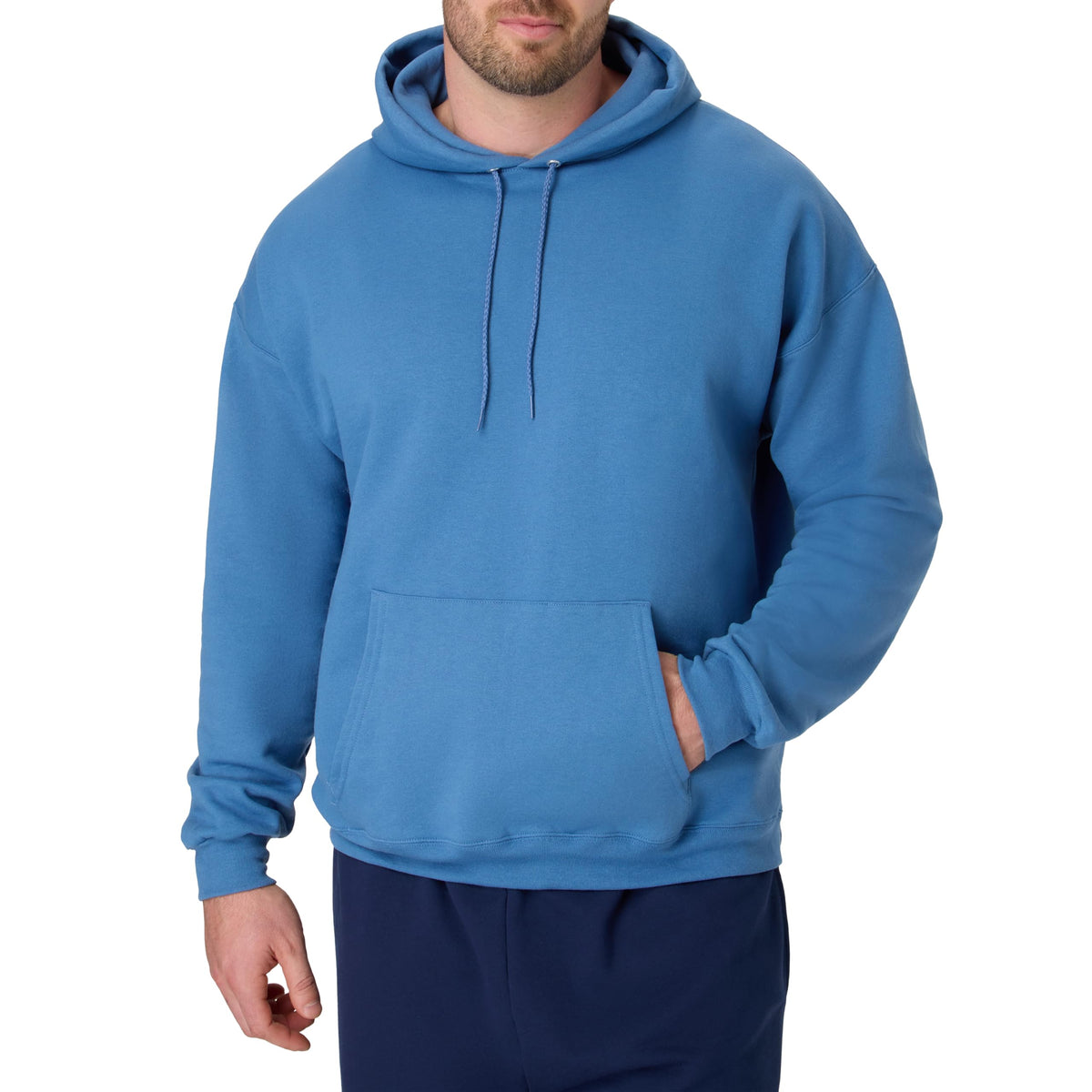 Hanes Men's Hoodie - EcoSmart Fleece Hooded Sweatshirt for Men & Women - Midweight Fleece - Big & Tall Available