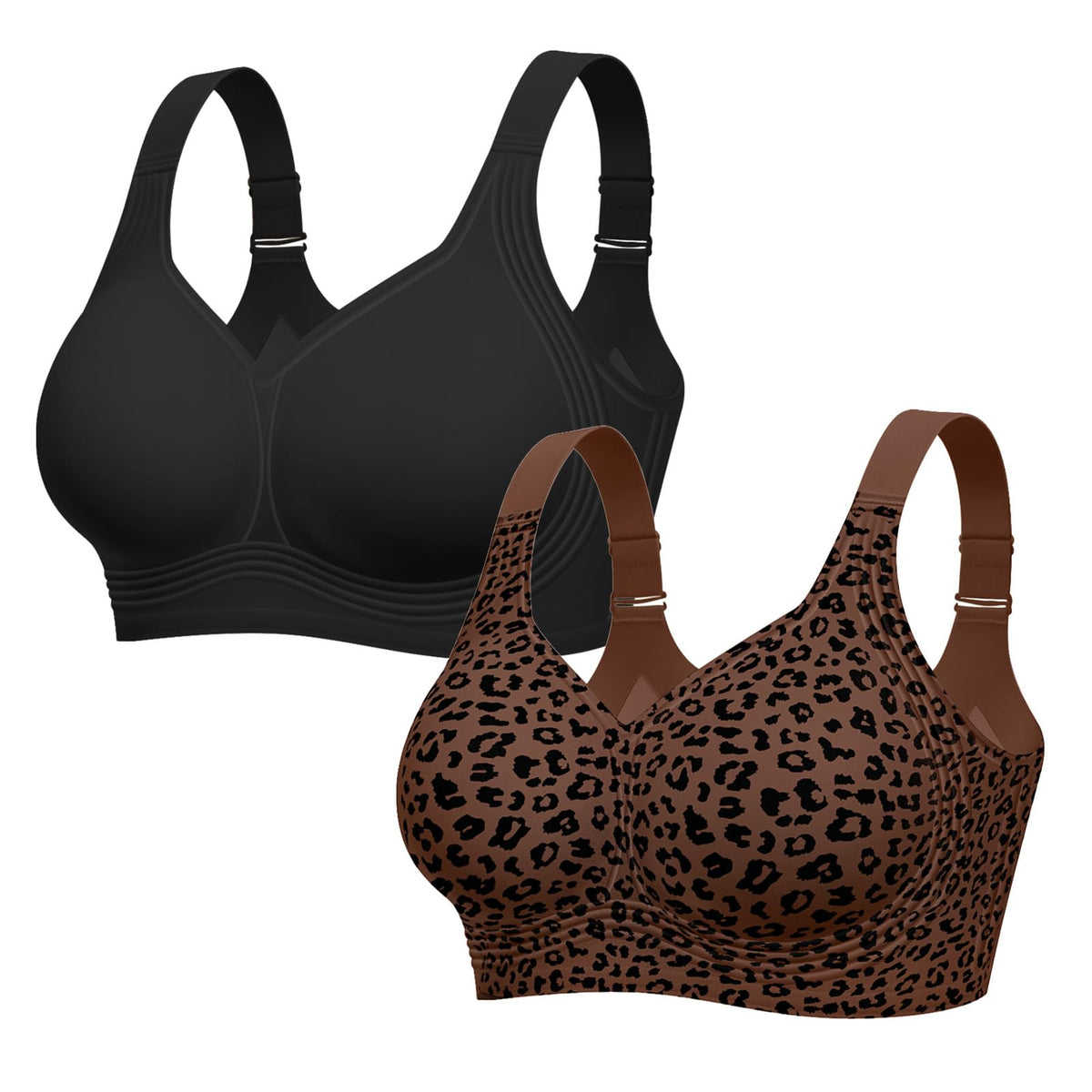 LetsJoli Jelly Bras for Women No Underwire Plus Size Push Up Supportive