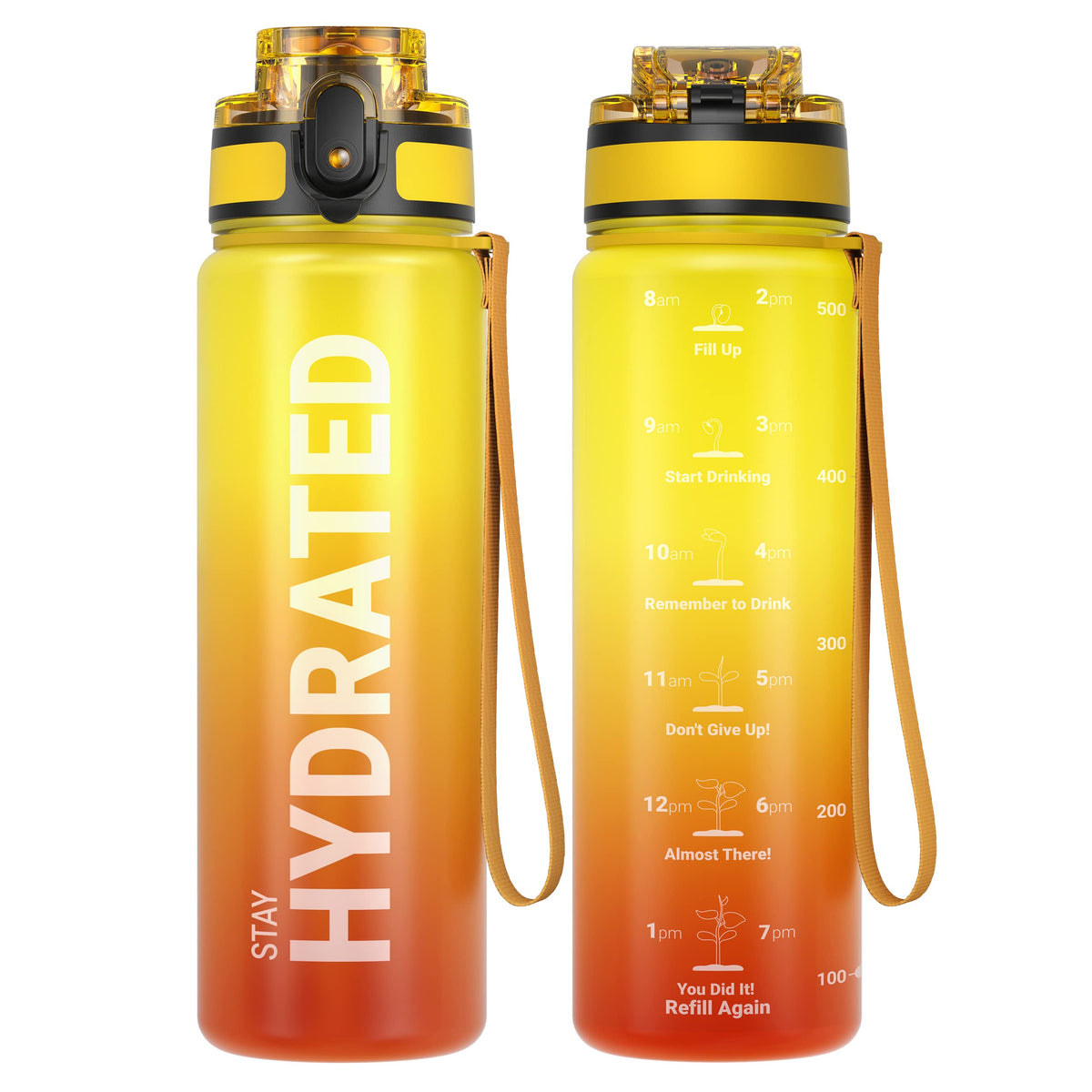 Sahara Sailor Trinkflasche, Tritan 1L/500ML/750ML Wasserflasche 1 Flasche