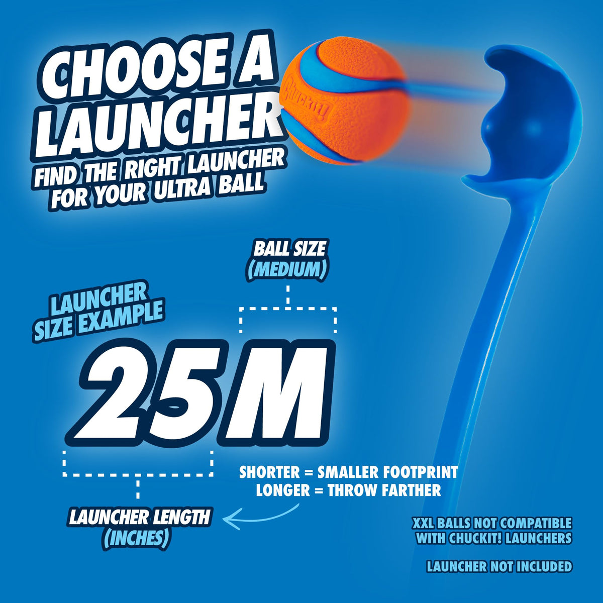 Chuckit! Ultra Ball Medium 1er Pack (2 Bälle) Multicolor