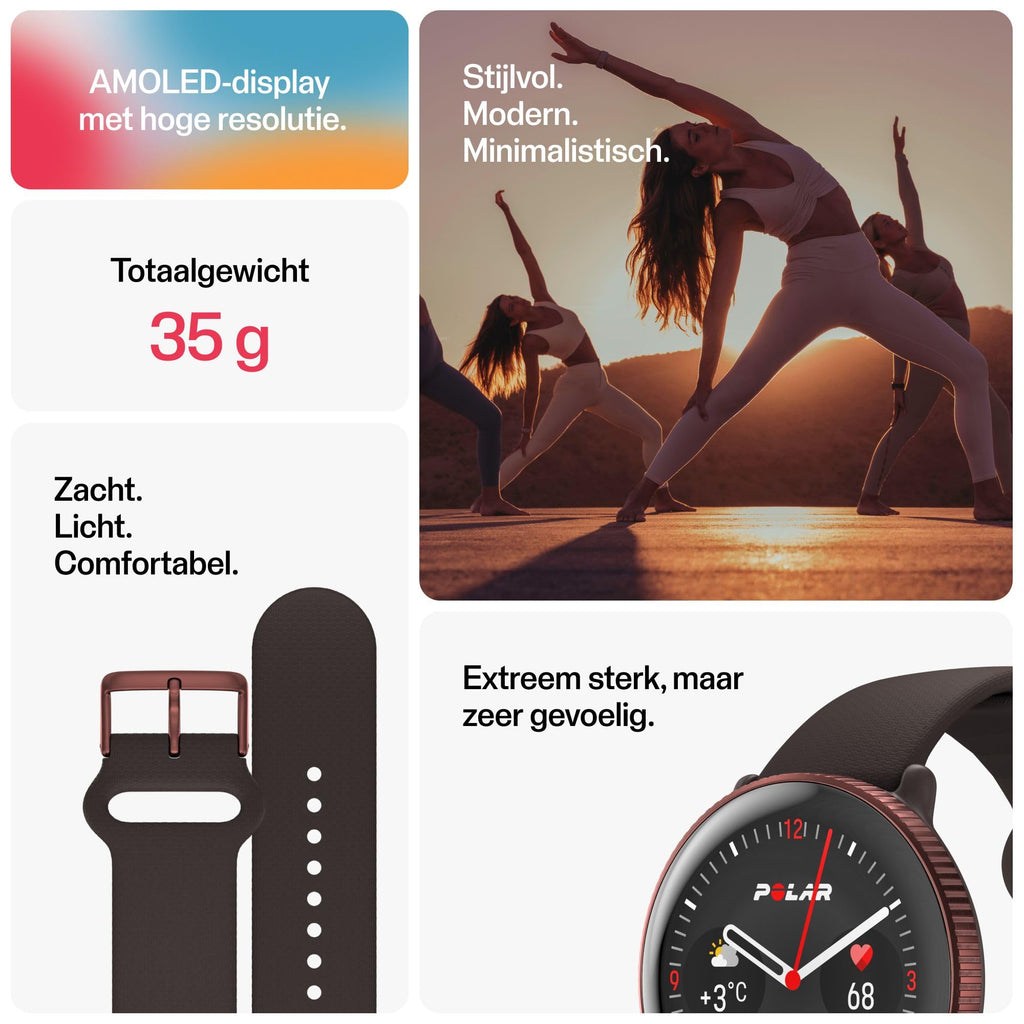 Polar Ignite 3 AMOLED GPS Fitness Smartwatch