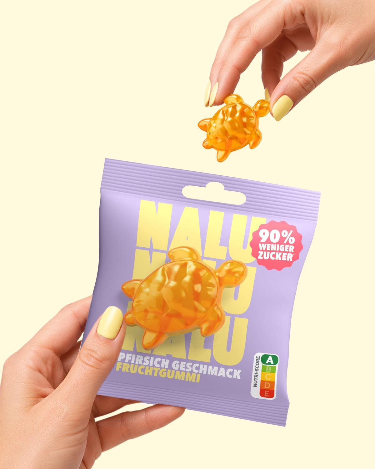 NALU Probierset Gummibärchen ohne Zuckerzusatz, 4 Sorten, 12 x 50 g