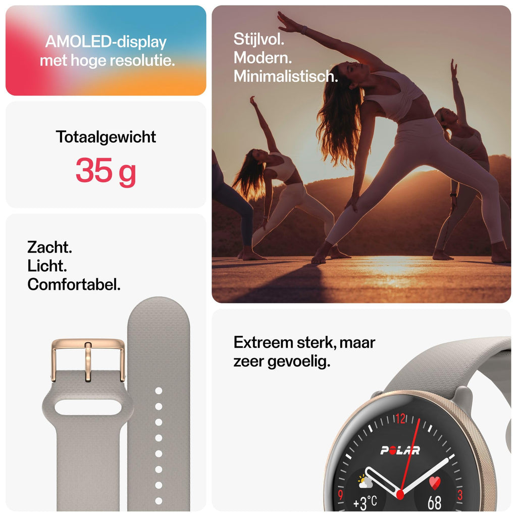 Polar Ignite 3 AMOLED GPS Fitness Smartwatch