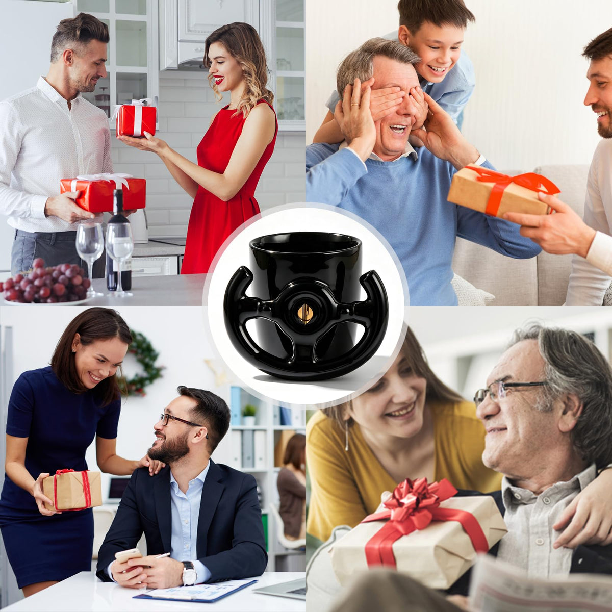ZONSUSE Feuerlöscher Tasse Personalisiert,Becher in Form Eines Feuerlöschers,Kaffeebecher Porzellan,Lustige Geschenke für Männer Frauen Firemen Liebhaber Freunde Kollegen Kinder Geburtstage (Rot)