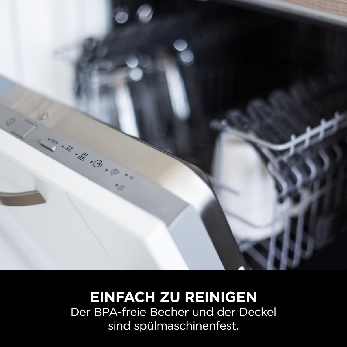 Ninja Blast Tragbarer Mixer / Blender / Smoothie Maker, 530ml Becher, Auslaufsicherer Deckel, Leistungsstarker Mini Standmixer, Kabellos & Wiederaufladbar, Zerkleinert Eis & Obst, Blau, BC151EUNV
