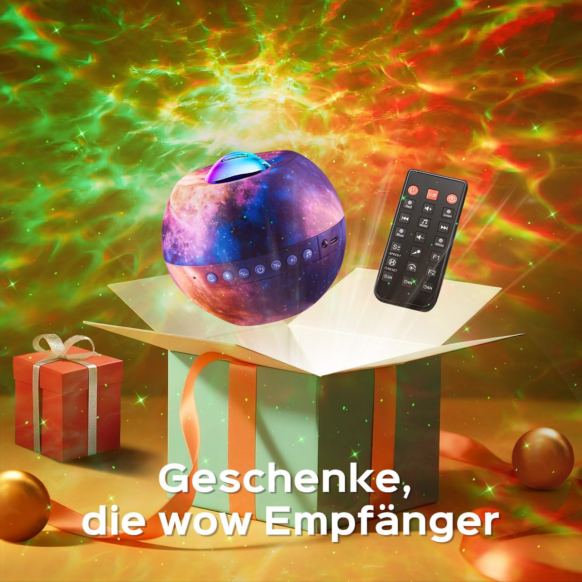 One Fire Sternenhimmel Projektor Weihnachtsdeko Geschenke Nachttischlampe