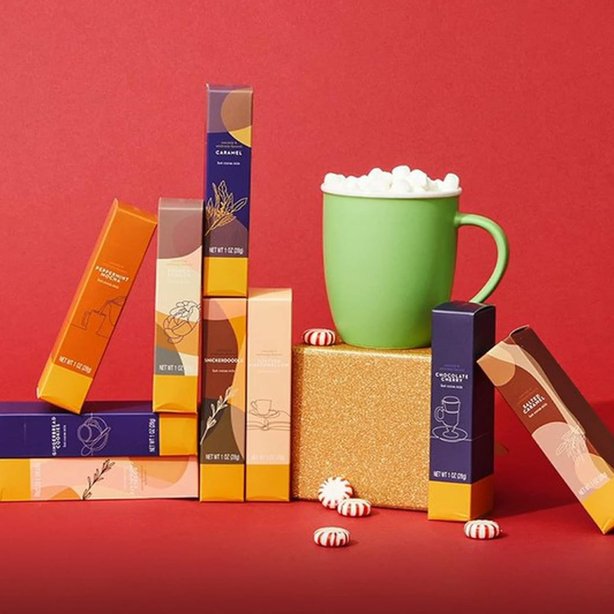 Thoughtfully Gourmet Kakao Geschenkset - 9 Sorten heiße Schokolade