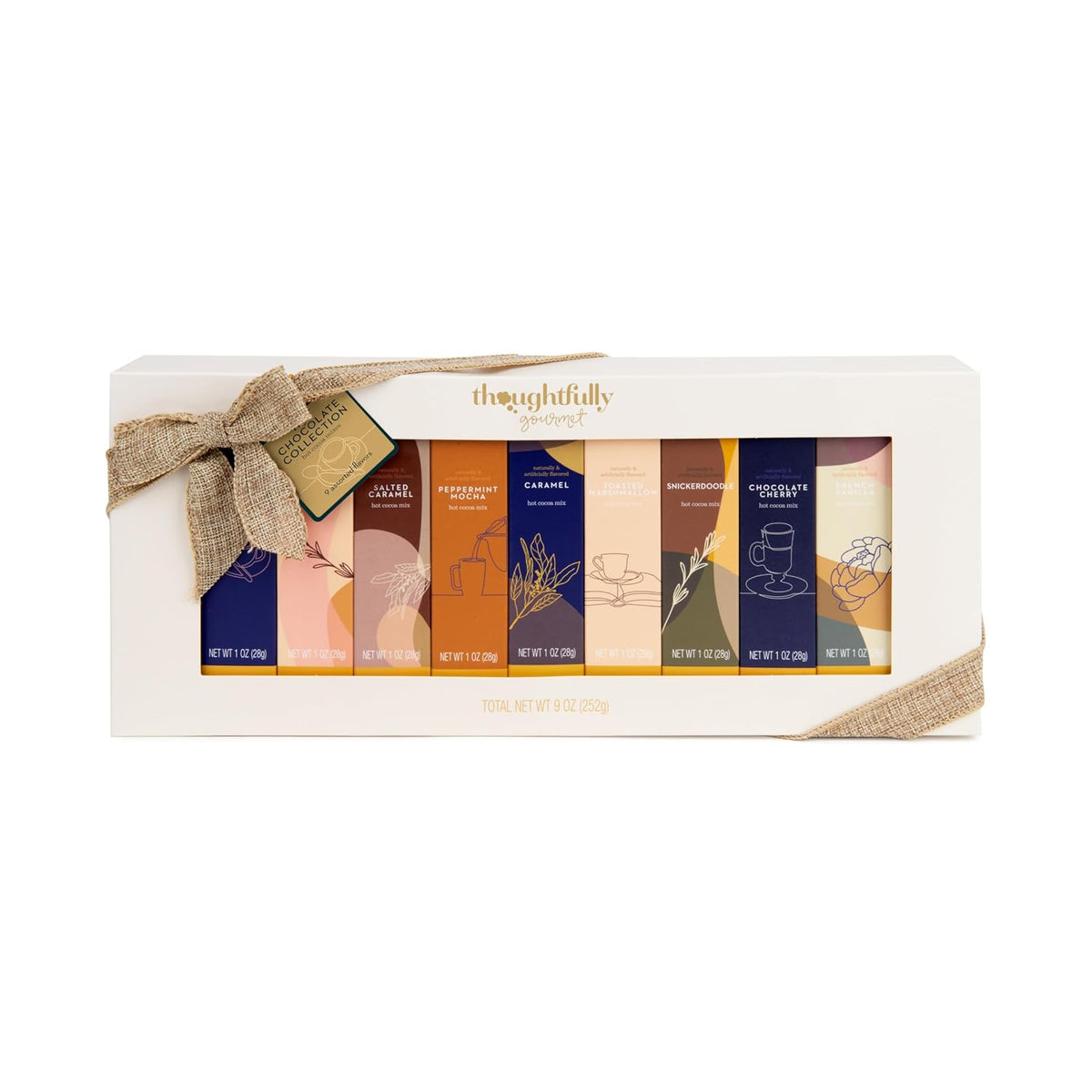 Thoughtfully Gourmet Kakao Geschenkset - 9 Sorten heiße Schokolade