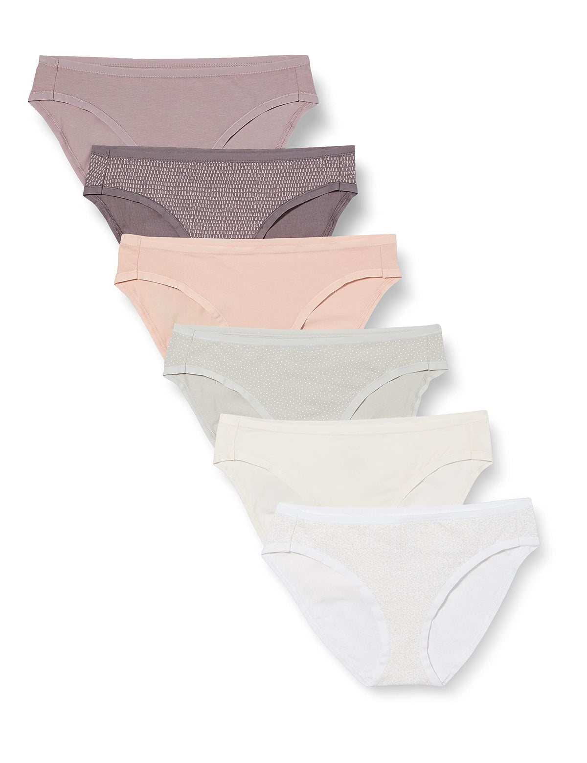 Amazon Essentials Women's Cotton Spandex Bikini Brief Underwear (Available in Plus Size)