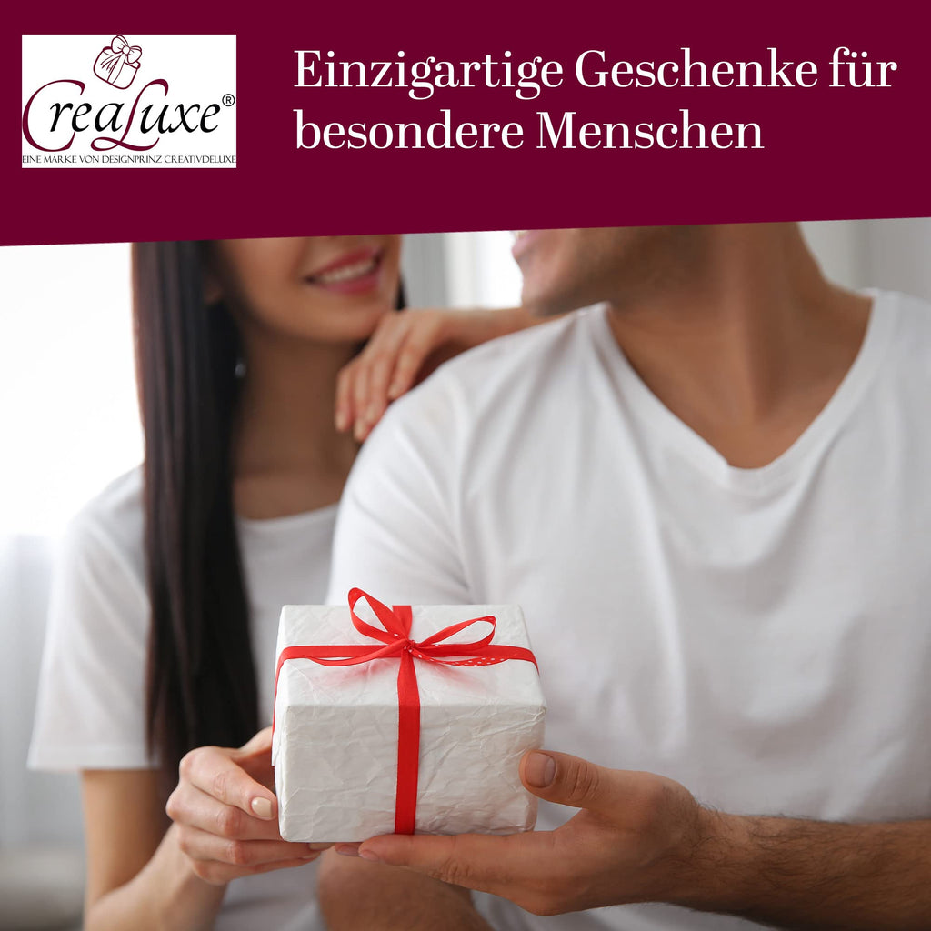 Crealuxe Edelstahltasse mit Karabiner - Die besten Feuerwehrmänner heißen Wunschname - 330ml, Tasse personalisiert, Kaffeetasse, Bürotasse, Metalltasse mit Name