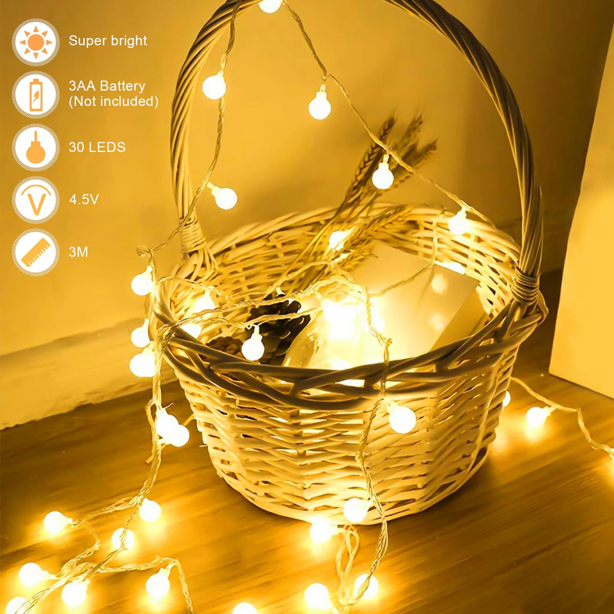 A.bigwhale Herbst Dekoration Lichterkette, 20 LED Ahornblatt Lichterkette mit Timer, Herbst Girlande Licht Blätter Lichterketten Batterie für Party Hochzeit Thanksgiving Erntedankfest Halloween Deko