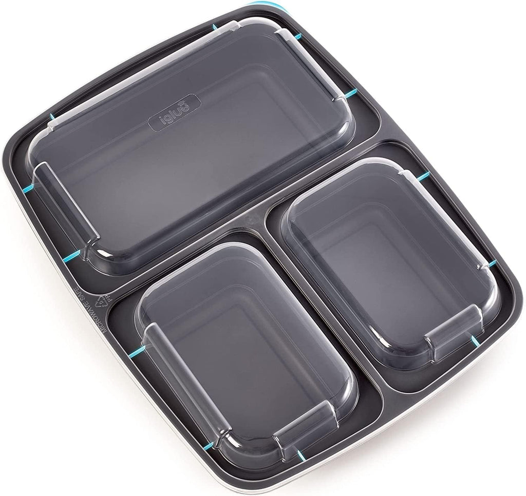 Igluu Meal Prep Boxen (10er-Pack) 2 Fächer – 887ml