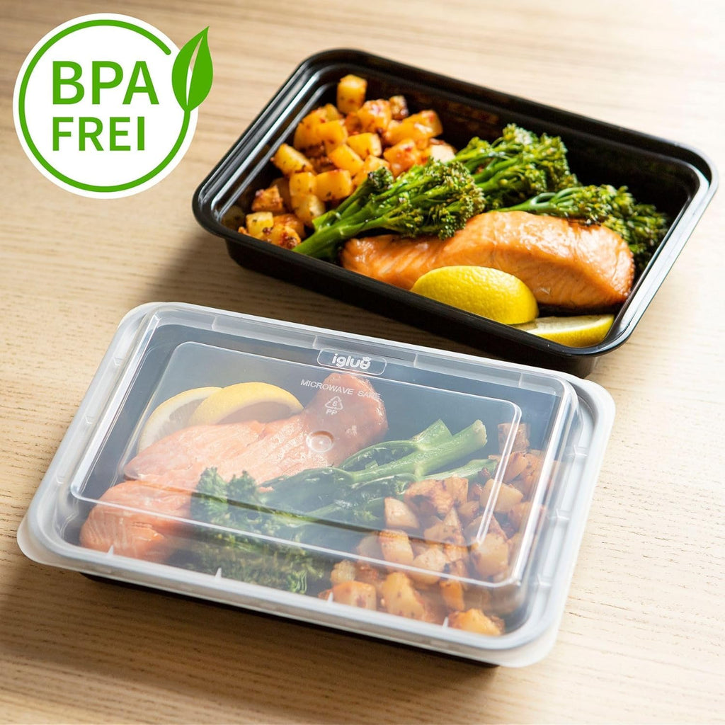 Igluu Meal Prep Boxen (10er-Pack) 1 Fach – 828ml