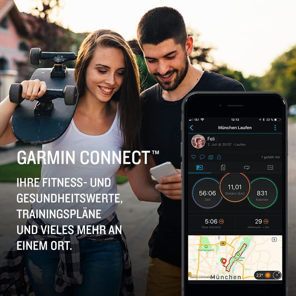 Garmin Forerunner 245 – GPS-Laufuhr mit individuellen Trainingsplänen, speziellen Lauffunktionen und detaillierter Trainingsanalyse. 1,2" (3 cm) Farbdisplay (Generalüberholt)