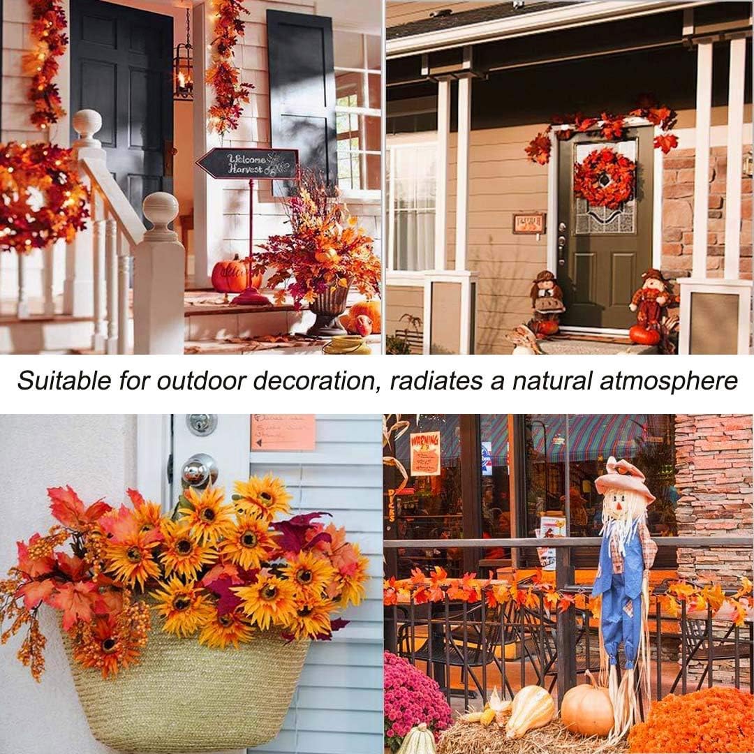 Herbst lichterkette, Herbst Blättergirlande,lichterkette,30 Ahornblatt Licht,Länge 3 Meter Benutzt für herbstdeko und weihnachtsdeko halloween deko party deko tischdeko