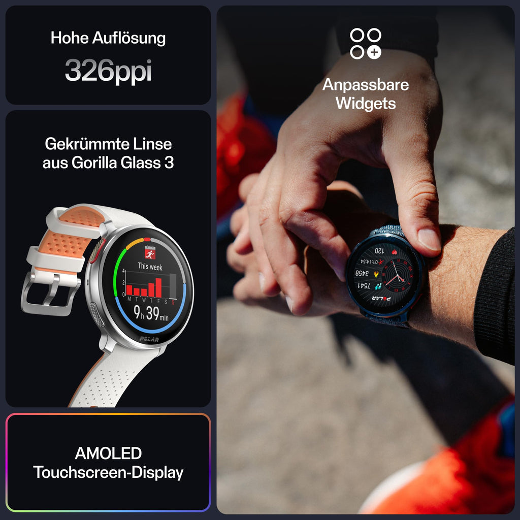 Polar Vantage V3 Premium GPS-Sportuhr mit AMOLED