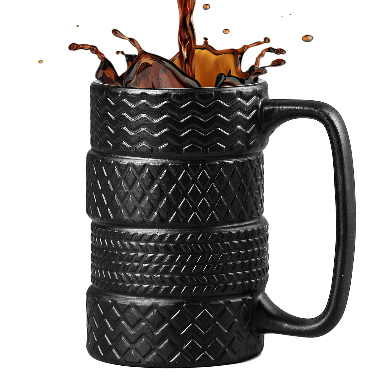 ZONSUSE Feuerlöscher Tasse Personalisiert,Becher in Form Eines Feuerlöschers,Kaffeebecher Porzellan,Lustige Geschenke für Männer Frauen Firemen Liebhaber Freunde Kollegen Kinder Geburtstage (Rot)