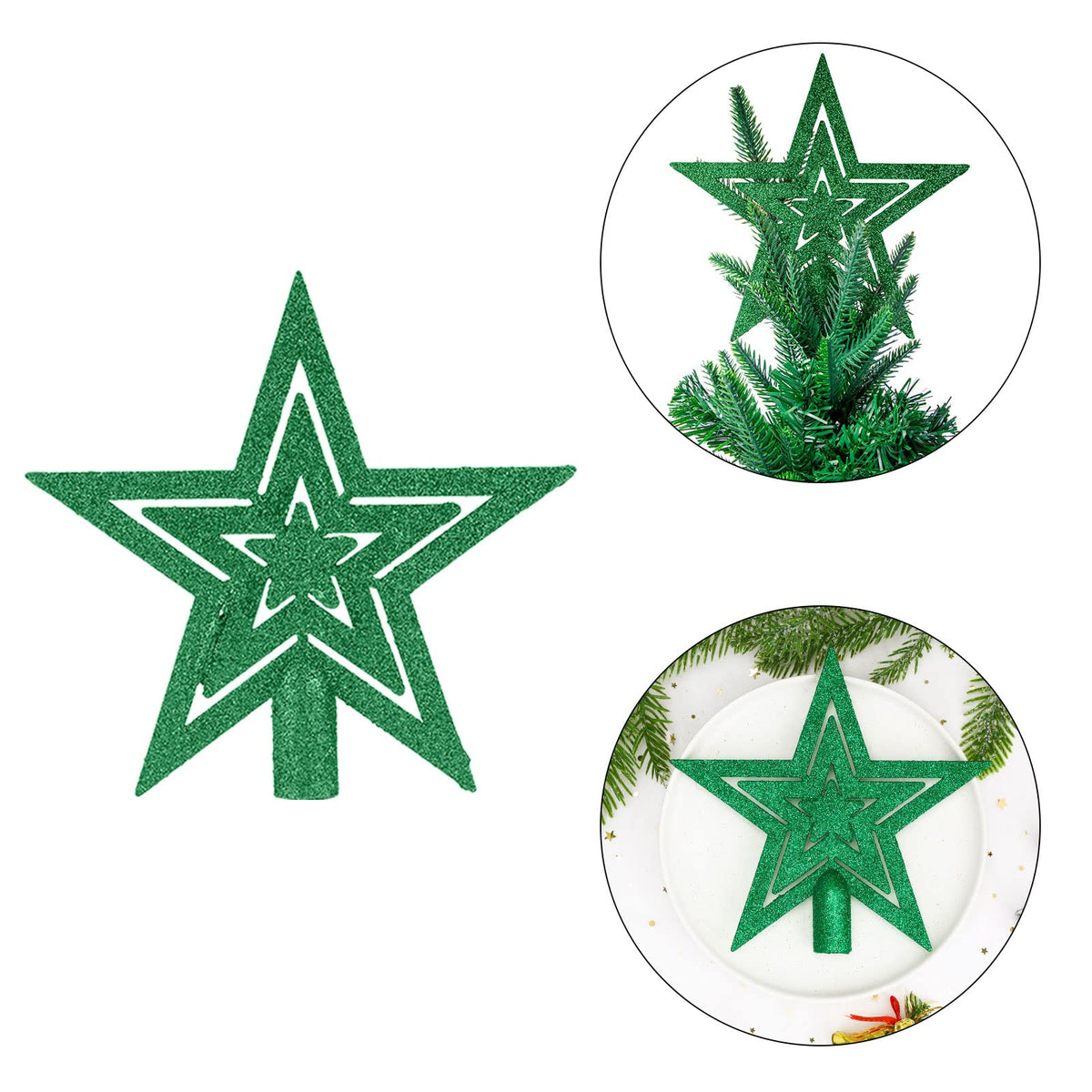 Aitsite 101 Stück Christbaumkugeln Blau Weihnachtskugeln 6CM/4 cm/2 cm Kunststoff Christbaumschmuck Wandbehang Ornamente Weihnachtsbaum Kugeln Flitter Tür Dekorationen Festival Dekore