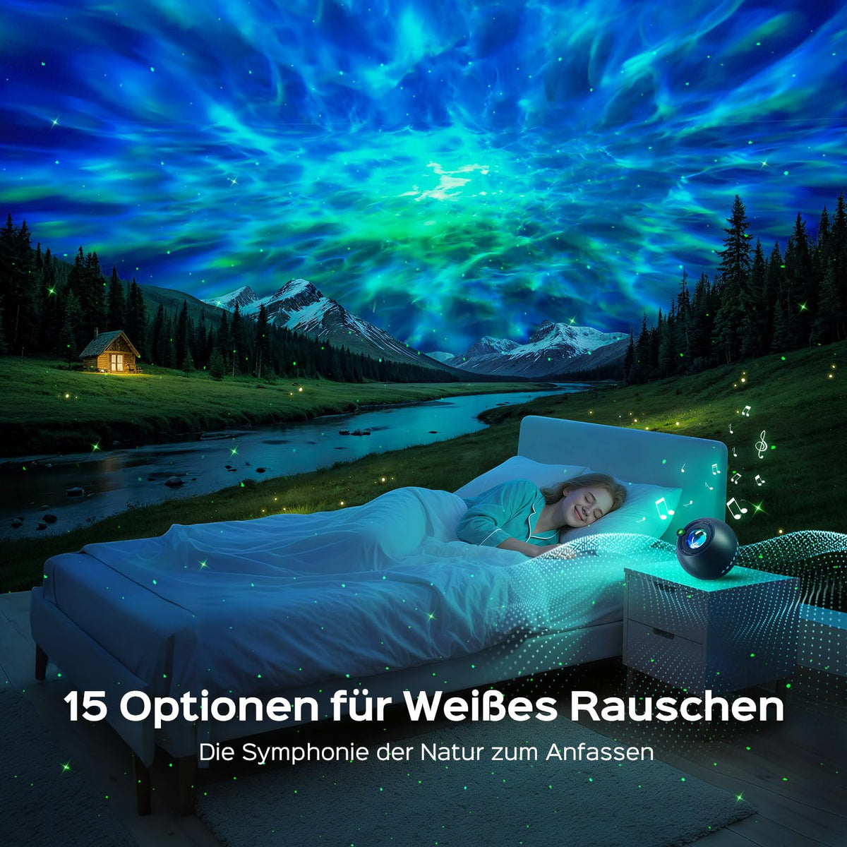 One Fire Sternenhimmel Projektor Weihnachtsdeko Geschenke Nachttischlampe