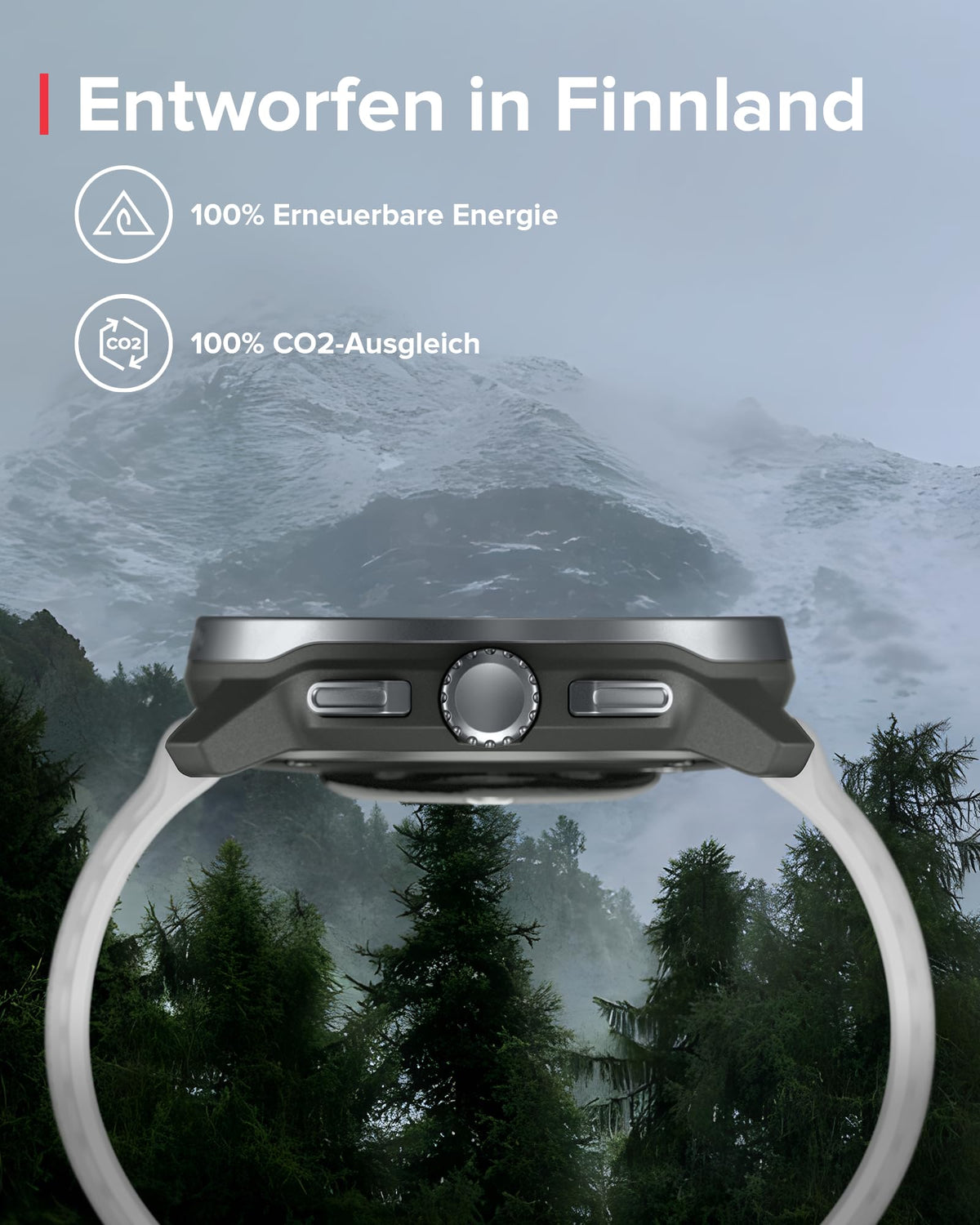 SUUNTO Race S GPS-Sportuhr, 1,3-Zoll-AMOLED-Display, 95+ Sportmodi