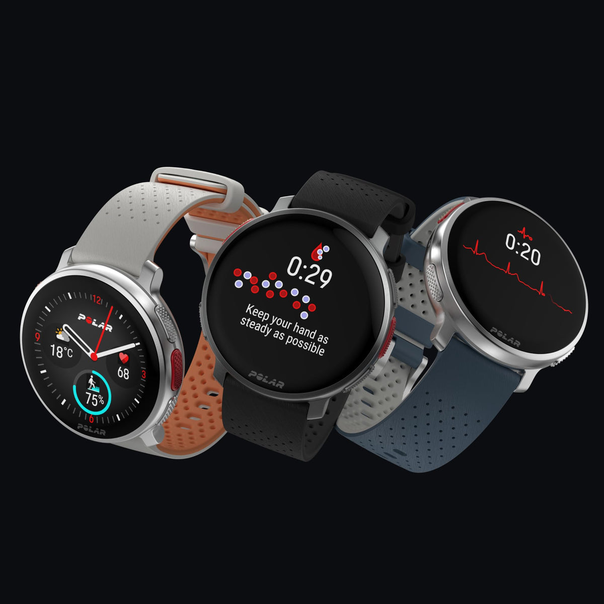 Polar Vantage V3 Premium GPS-Sportuhr mit AMOLED