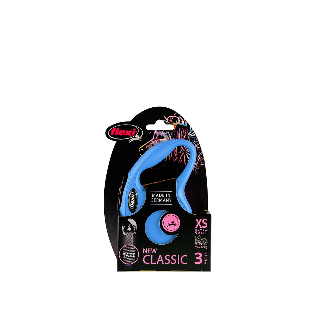 flexi® Classic L Hunde Roll-Leine, 5m Gurt, schwarz