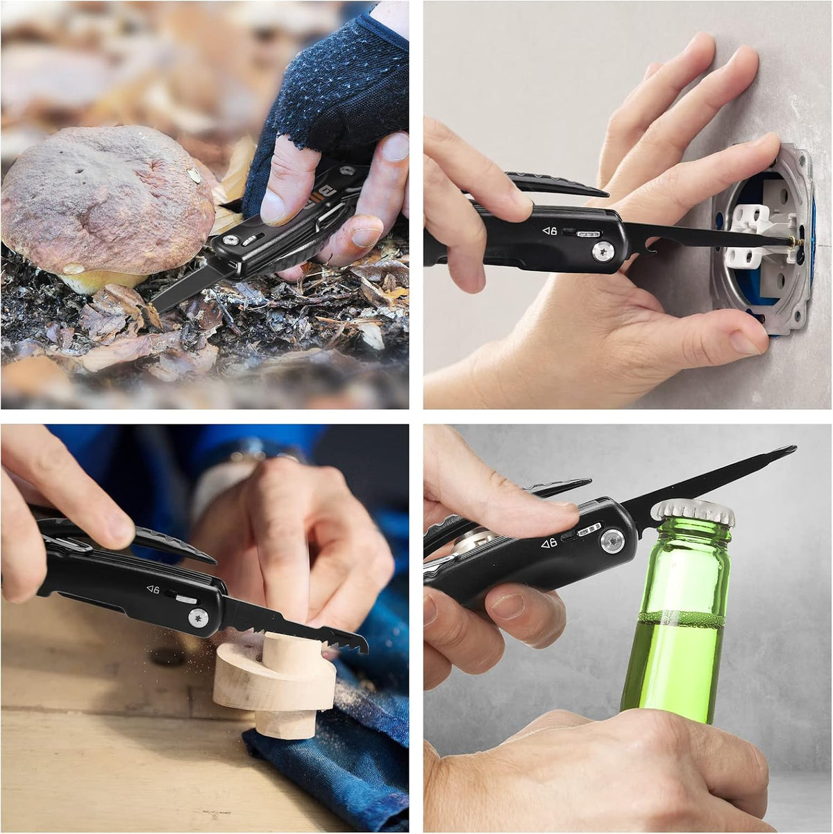BIIB Geschenke für Männer, 12 in 1 Multitool Weihnachtsgeschenke für Männer