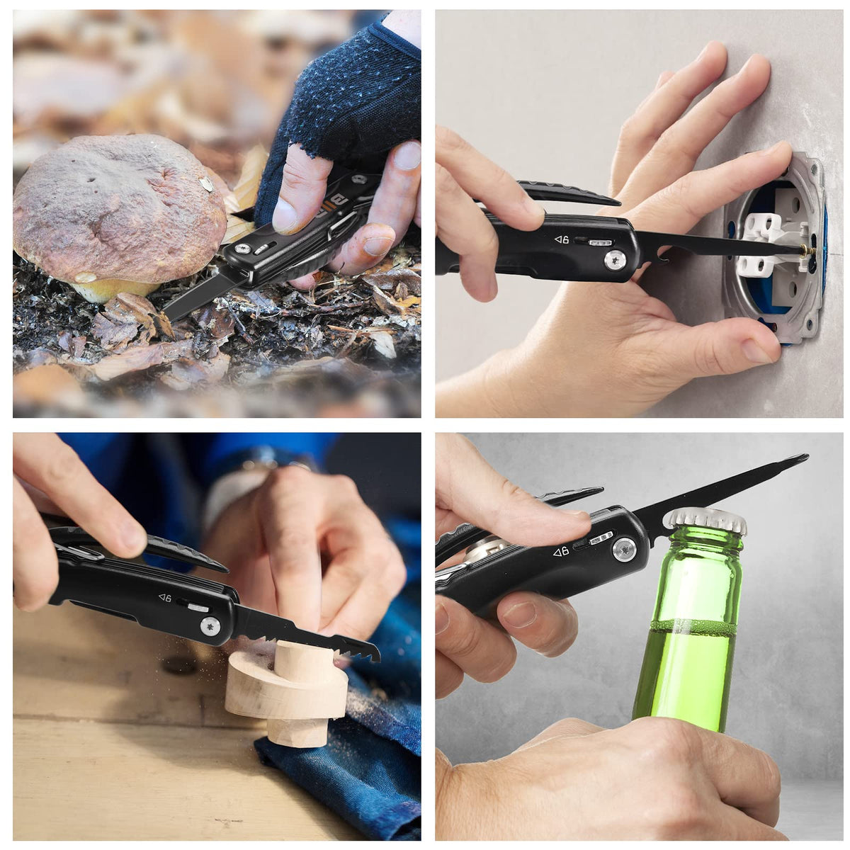 BIIB Geschenke für Männer, 12 in 1 Multitool Weihnachtsgeschenke für Männer