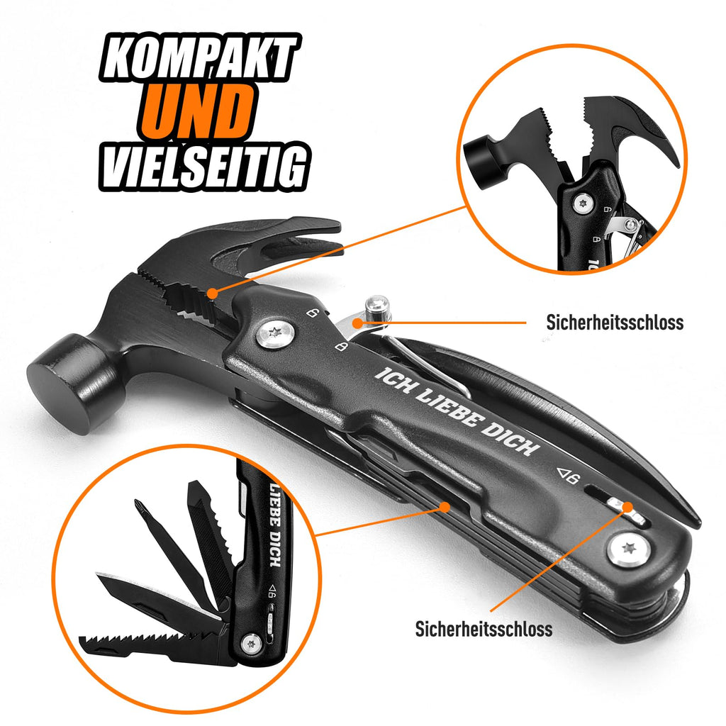 BIIB Geschenke für Männer, 12 in 1 Multitool Weihnachtsgeschenke für Männer
