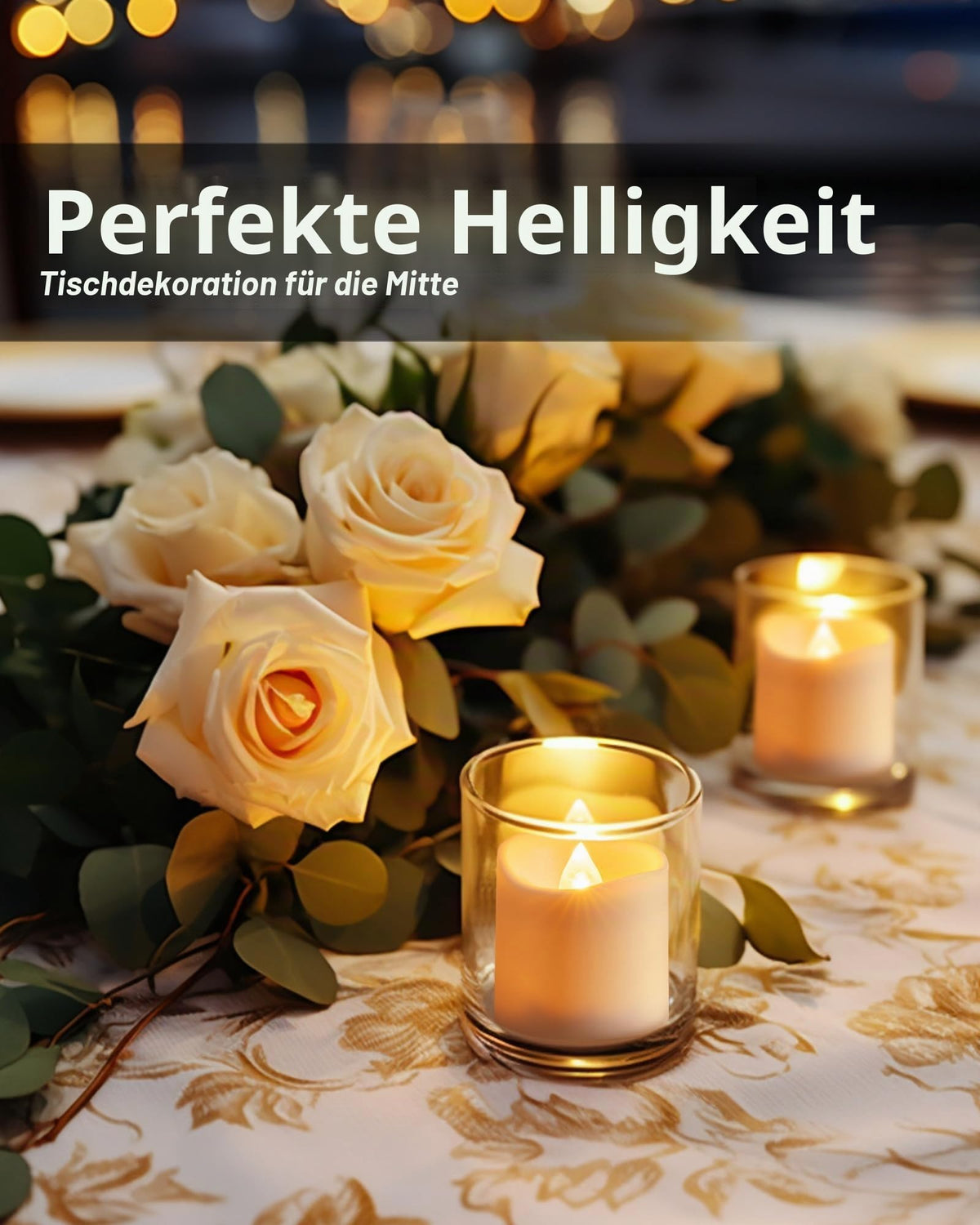 Homemory 12 led teelichter mit Timer, elektrische flackernde batteriebetriebene Kerzen, 6 Stunden an und 18 Stunden aus, 3.2x3.6 cm, Plastik