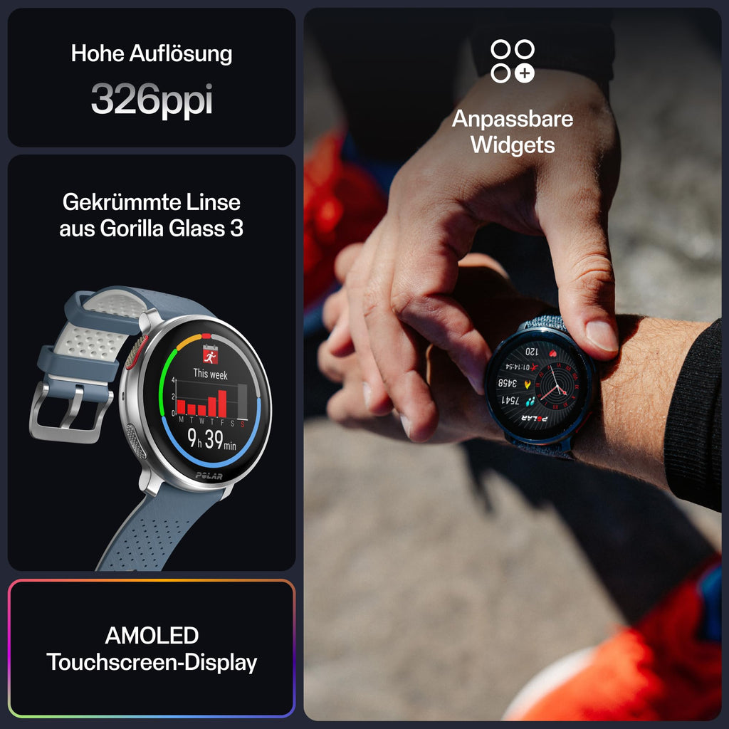Polar Vantage V3 Premium GPS-Sportuhr mit AMOLED
