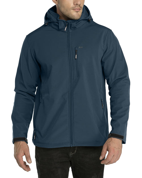 33,000ft Softshelljacke für Herren Wasserdicht Outdoor Jacke Übergangsjacke