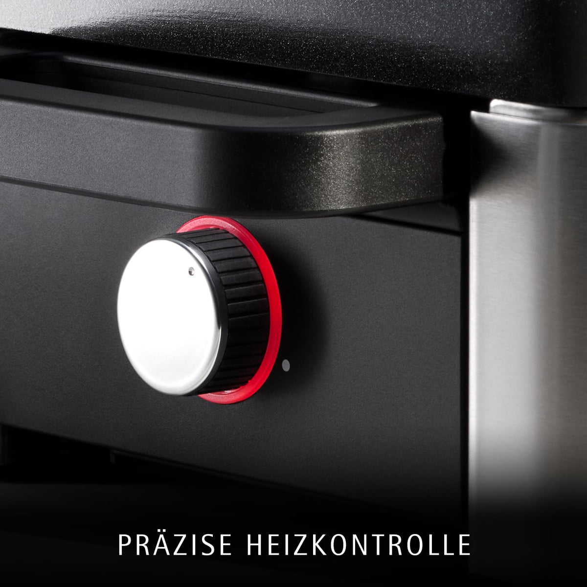 WMF Lono Raclette-Grill für 8 Personen, leistungsstark, gleichmäßiges Grillen und Überbacken, antihaftbeschichtete Pfännchen und Schieber, für idyllische Raclette-Abende, aus edlem Cromargan-Edelstahl