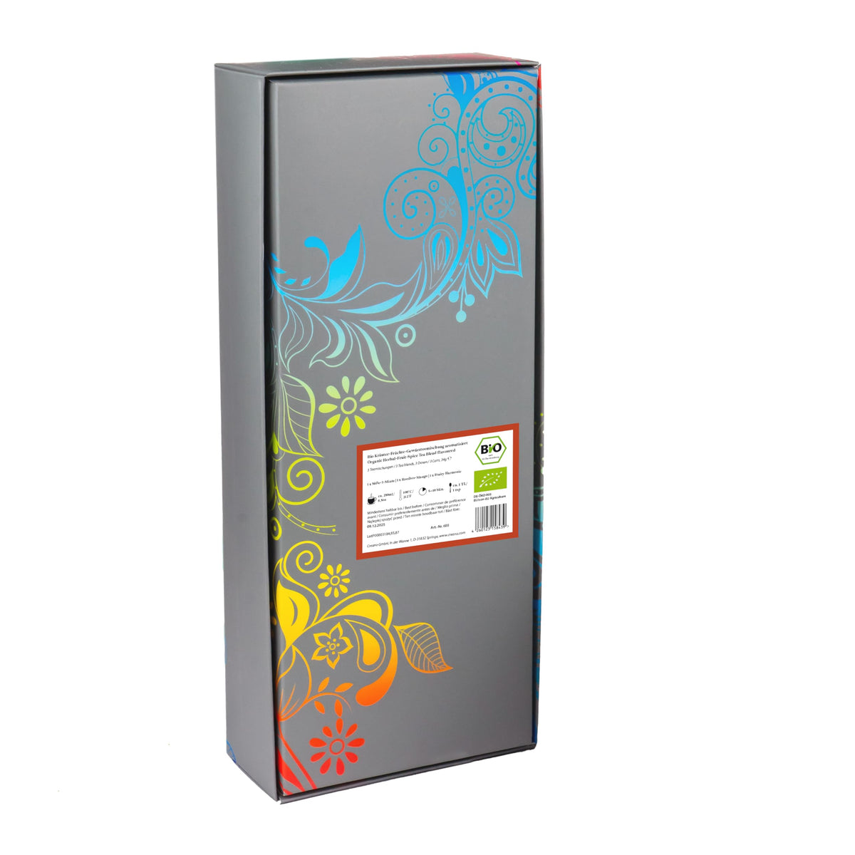 Creano Premium Bio Kräutertee Geschenkset „ORGANIC HERBAL TEA“ - 9 Pyramiden-Teebeutel in 9 unterschiedlichen Sorten - 22,5g - NEUHEIT 2024*