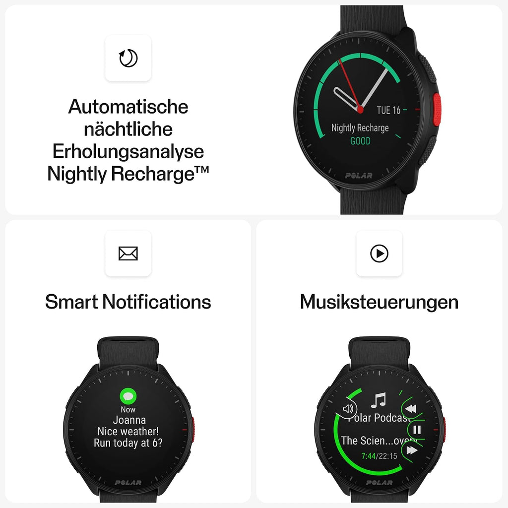 Polar Pacer GPS Hardloophorloge met Polshartslag