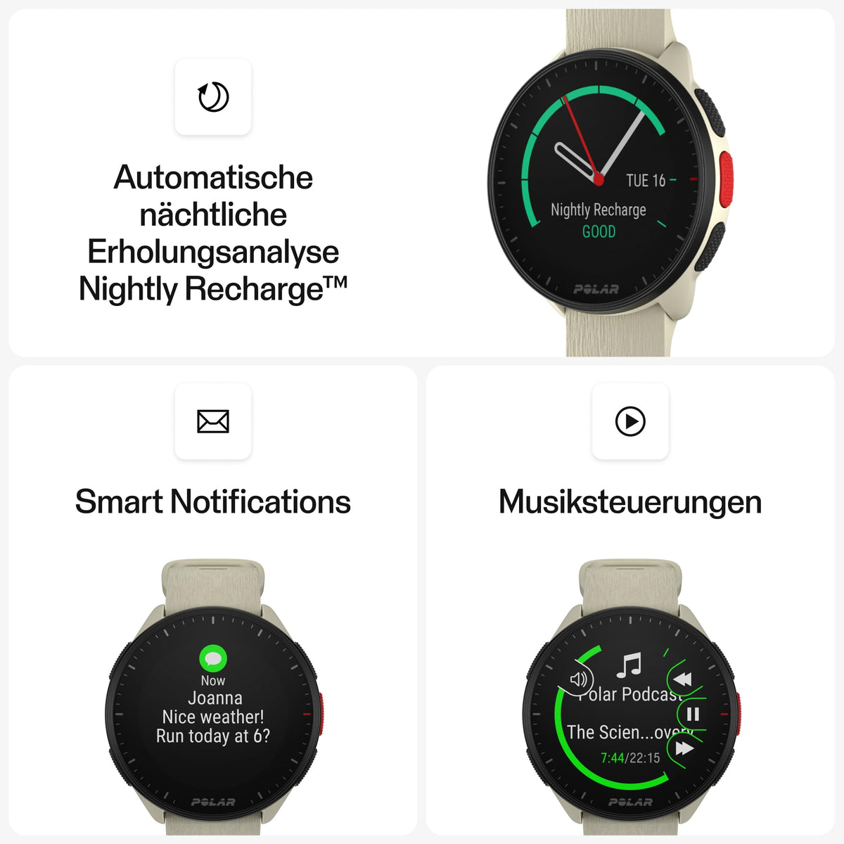 Polar Pacer GPS Hardloophorloge met Polshartslag