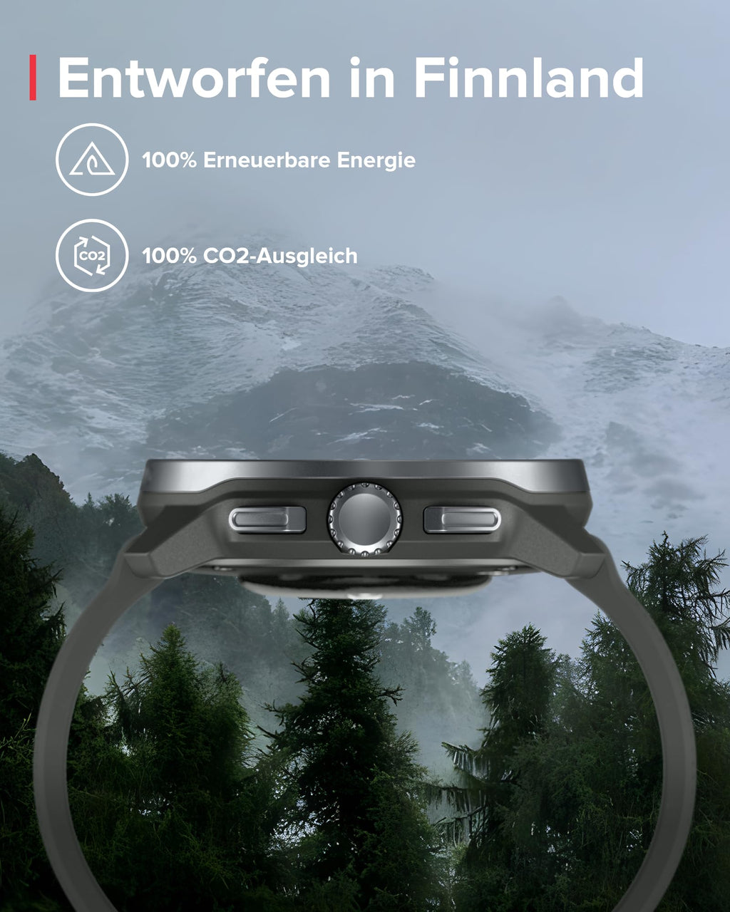 SUUNTO Race S GPS-Sportuhr, 1,3-Zoll-AMOLED-Display, 95+ Sportmodi