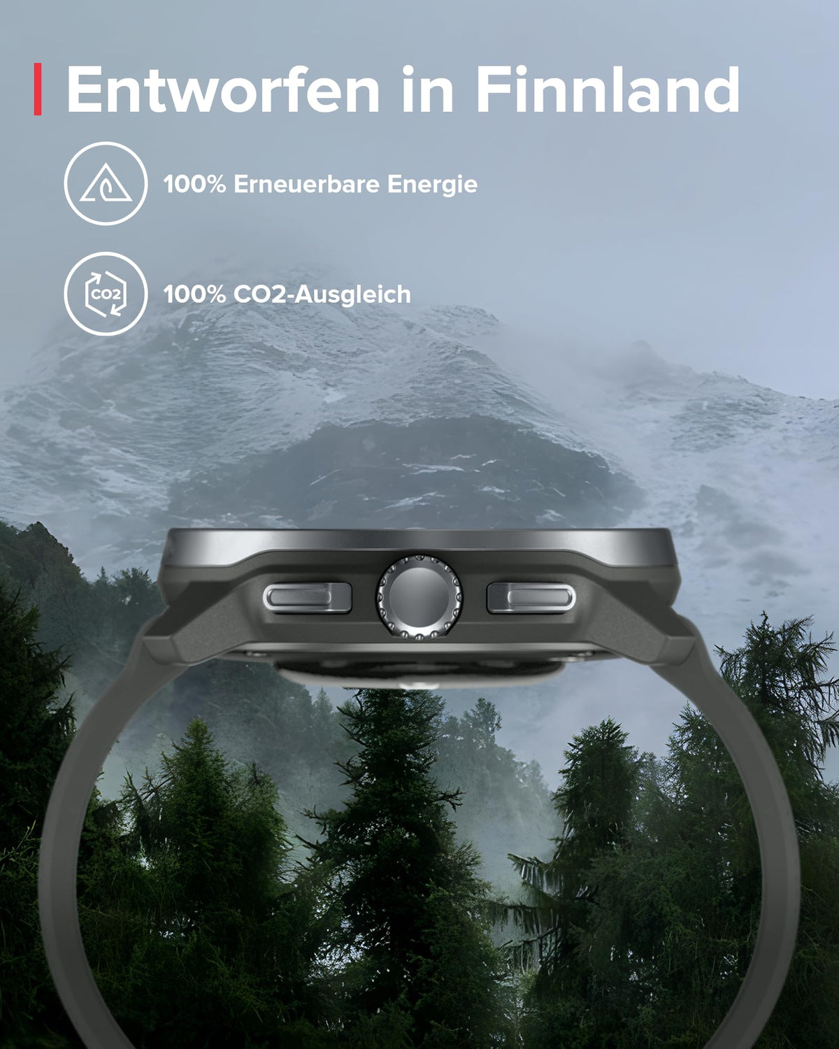 SUUNTO Race S GPS-Sportuhr, 1,3-Zoll-AMOLED-Display, 95+ Sportmodi