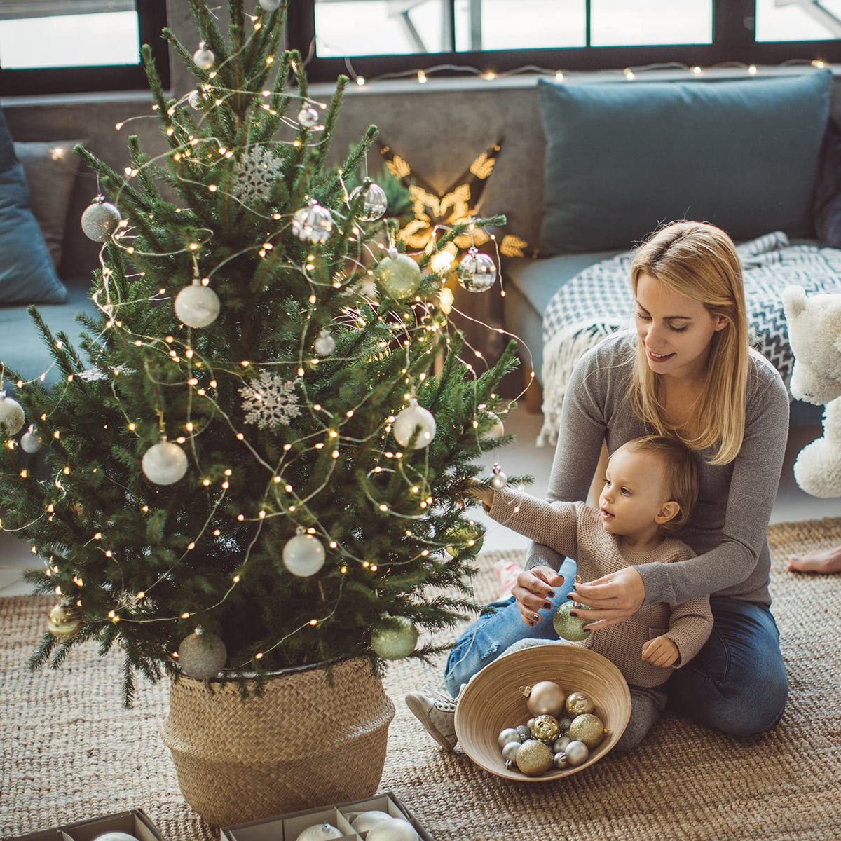 30 Stück Lichterkette Batterie 10 LED Lichterkette mit Batterie 1M LED Lichterketten 3.3FT Lichterketten für Innen Weihnachten Deko
