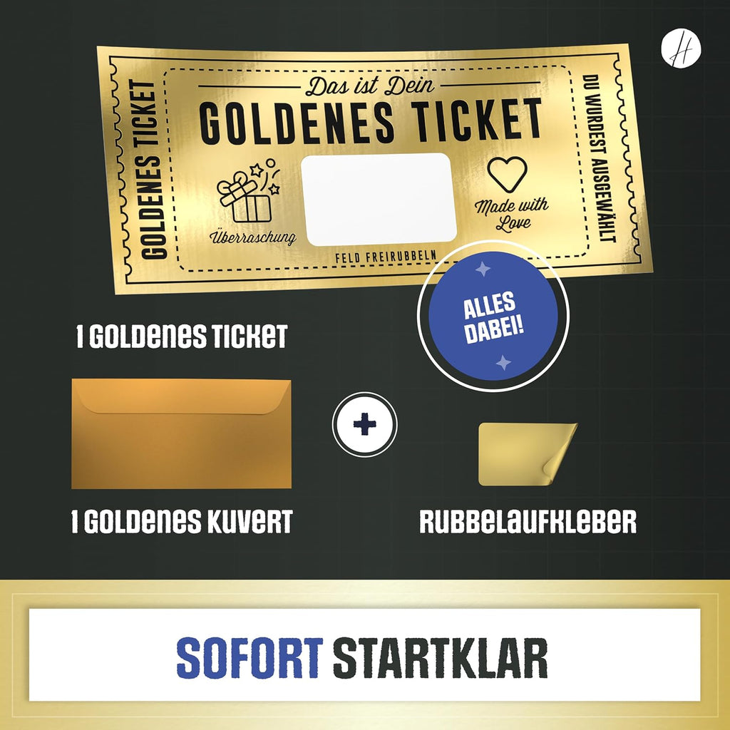 Gutschein zum selber ausfüllen mit Rubbelaufkleber - Rubbelkarte zum beschriften - Geschenke für Frauen, Geschenk für Freundin, Geburtstagskarte, Kinogutschein, Geburtstagsgeschenk, Reisegutschein