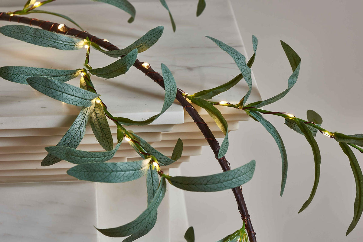 Hairui Weidenrebe Baum Lichter mit Timer 180CM 48LEDs Zweige mit LED Beleuchtung Lichterketten Lichterbaum Batteriebetrieben für Weihnachten Wohndekoration