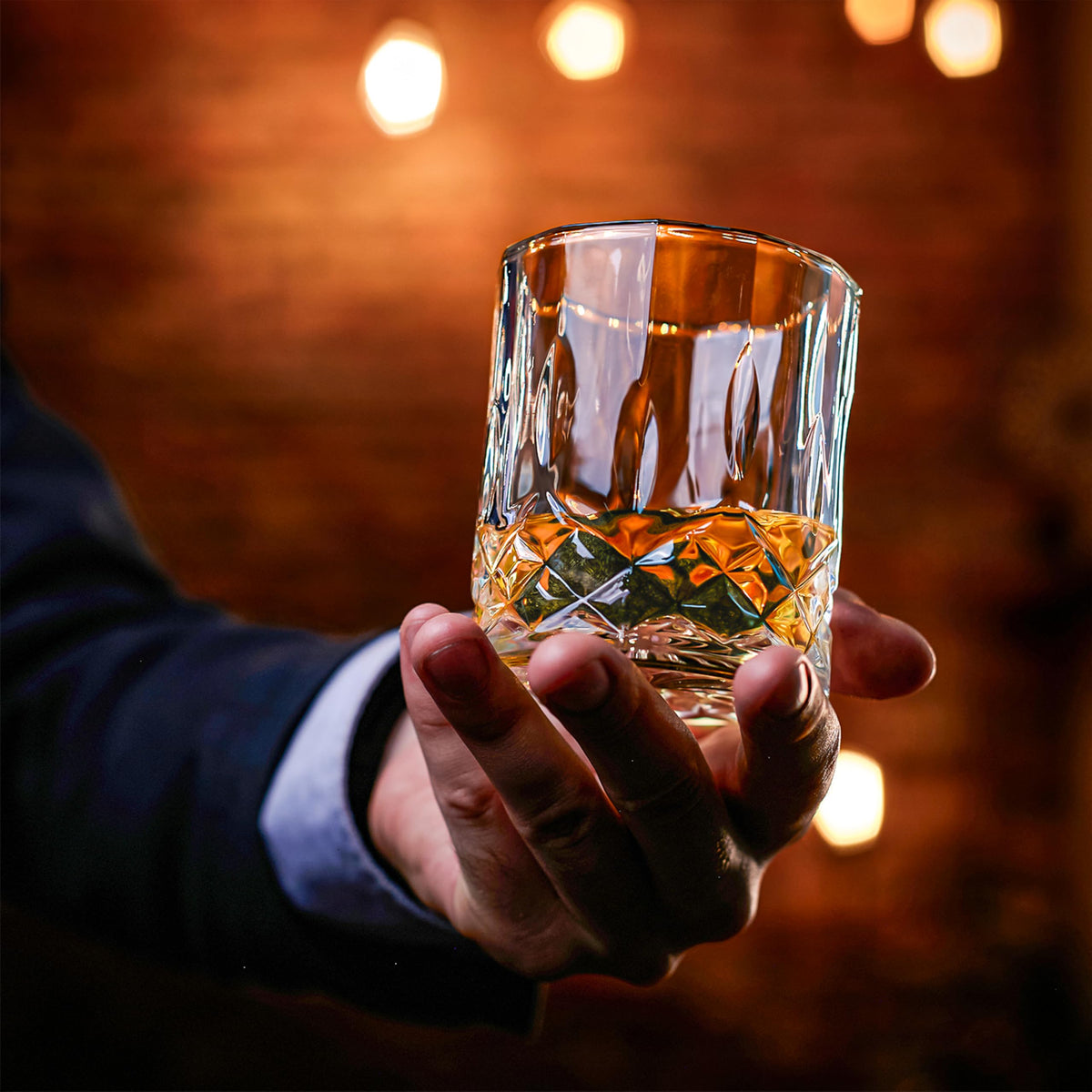 Whisiskey Whisky Gläser Set - Whiskey Geschenkset Glas - Whiskygläser