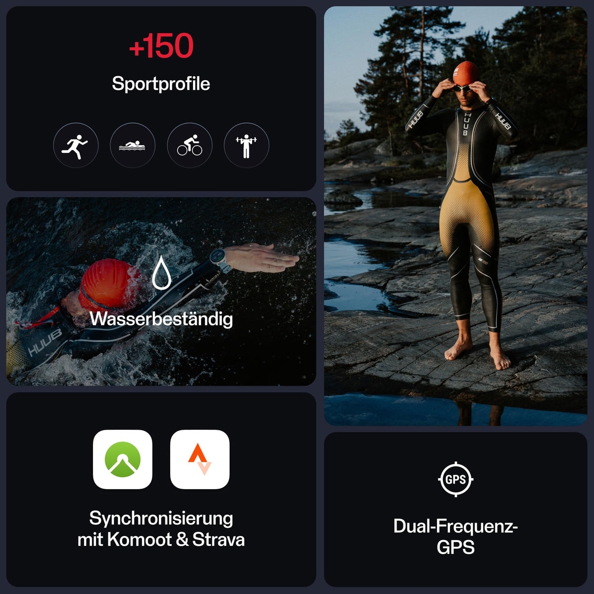 Polar Vantage V3 Premium GPS-Sportuhr mit AMOLED