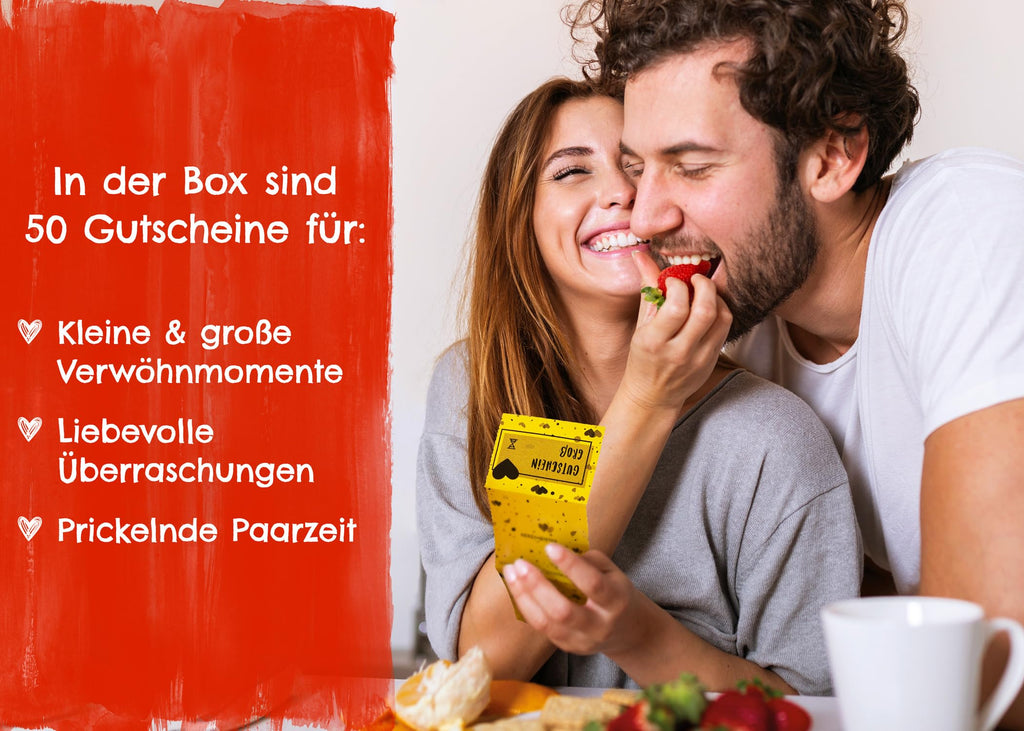 Herzmeister Geschenk für Paare - 50 unvergessliche Momente zu zweit erleben