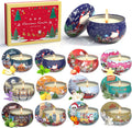Primevolve Duftkerzen Geschenkset 12 Stück 2.5 OZ，Geburtstagsgeschenk für, Geschenke für ，Personalisierte Geschenke für Weihnachten,Jahrestag, Bad, Yoga, Kleine Geschenke für
