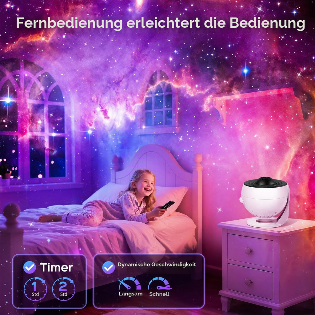 One Fire Sternenhimmel Projektor Weihnachtsdeko Geschenke Nachttischlampe