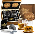 Whisiskey Whisky Gläser Set - Whiskey Geschenkset Glas - Whiskygläser