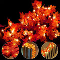 Herbst lichterkette, Herbst Blättergirlande,lichterkette,30 Ahornblatt Licht,Länge 3 Meter Benutzt für herbstdeko und weihnachtsdeko halloween deko party deko tischdeko
