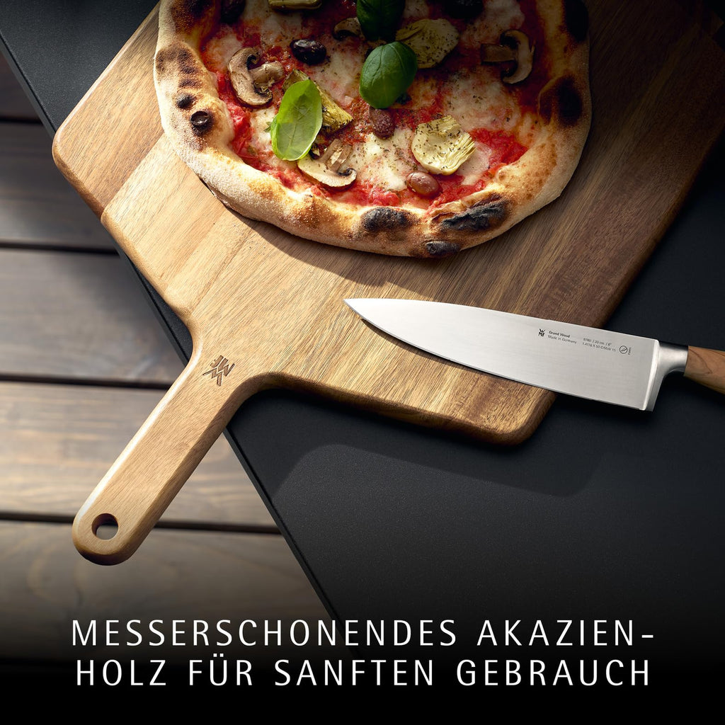 WMF Pizzaiolo Pro Pizzaofen, über 450°C Backtemperatur, großer Pizzastein (Ø 40 cm), automatische Drehmechanik, integrierte Temperaturüberwachung für perfekte Ergebnisse in 90 Sek., Gas Pizzaofen