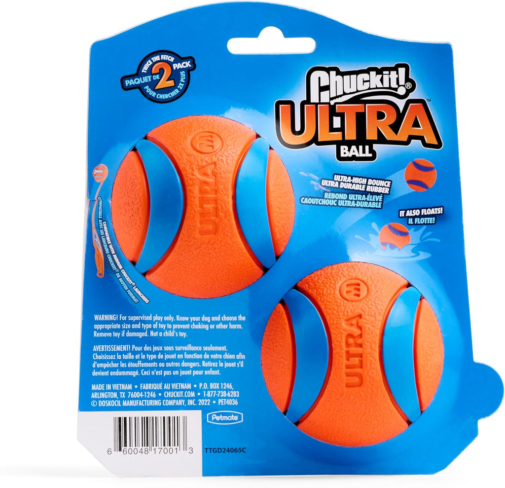 Chuckit! Ultra Ball Medium 1er Pack (2 Bälle) Multicolor